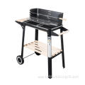 Commercial stainless steel barbecue charcoal grill